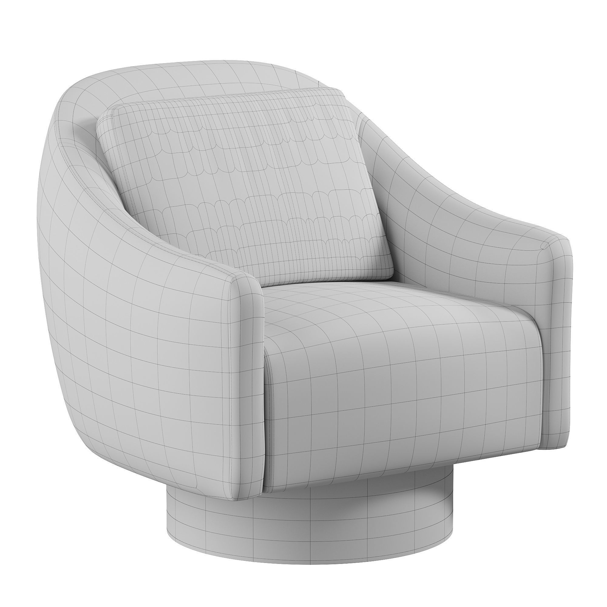 DONALD ARMCHAIR by Laskasas 3D model_3