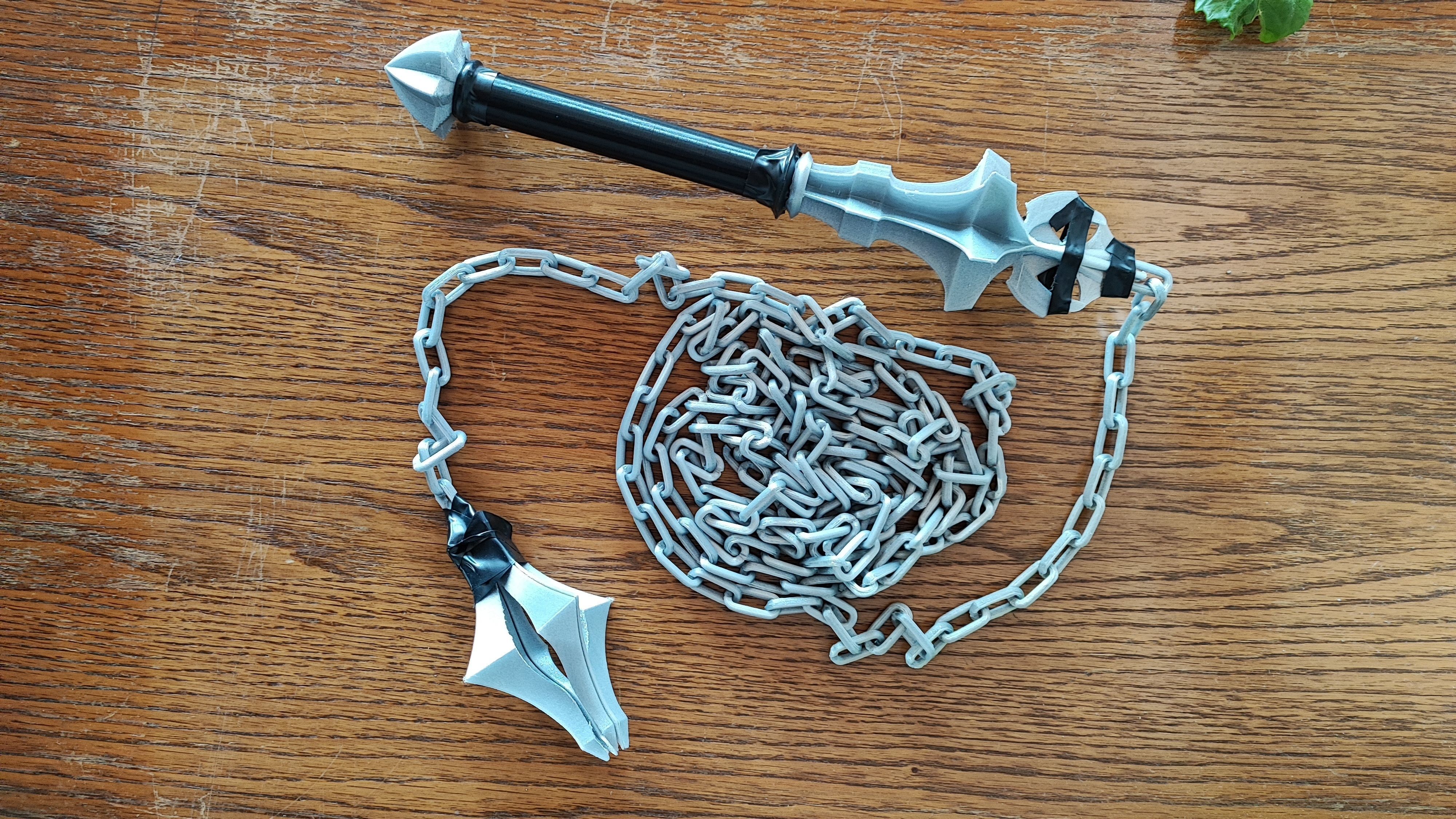 Netflix Castlevania Trevor Belmont Morning Star Whip 3D print model_4