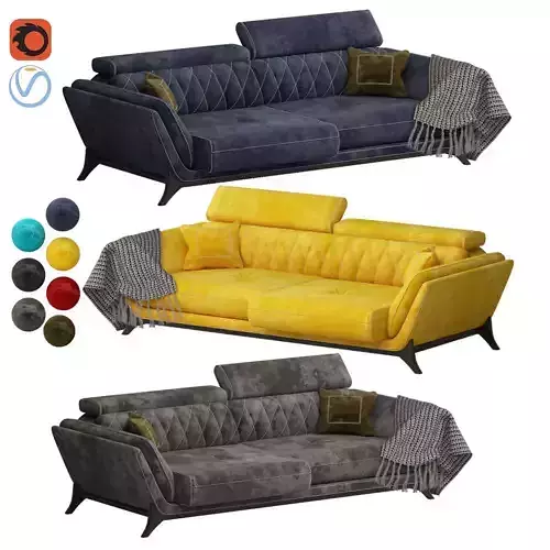 triple star sofa