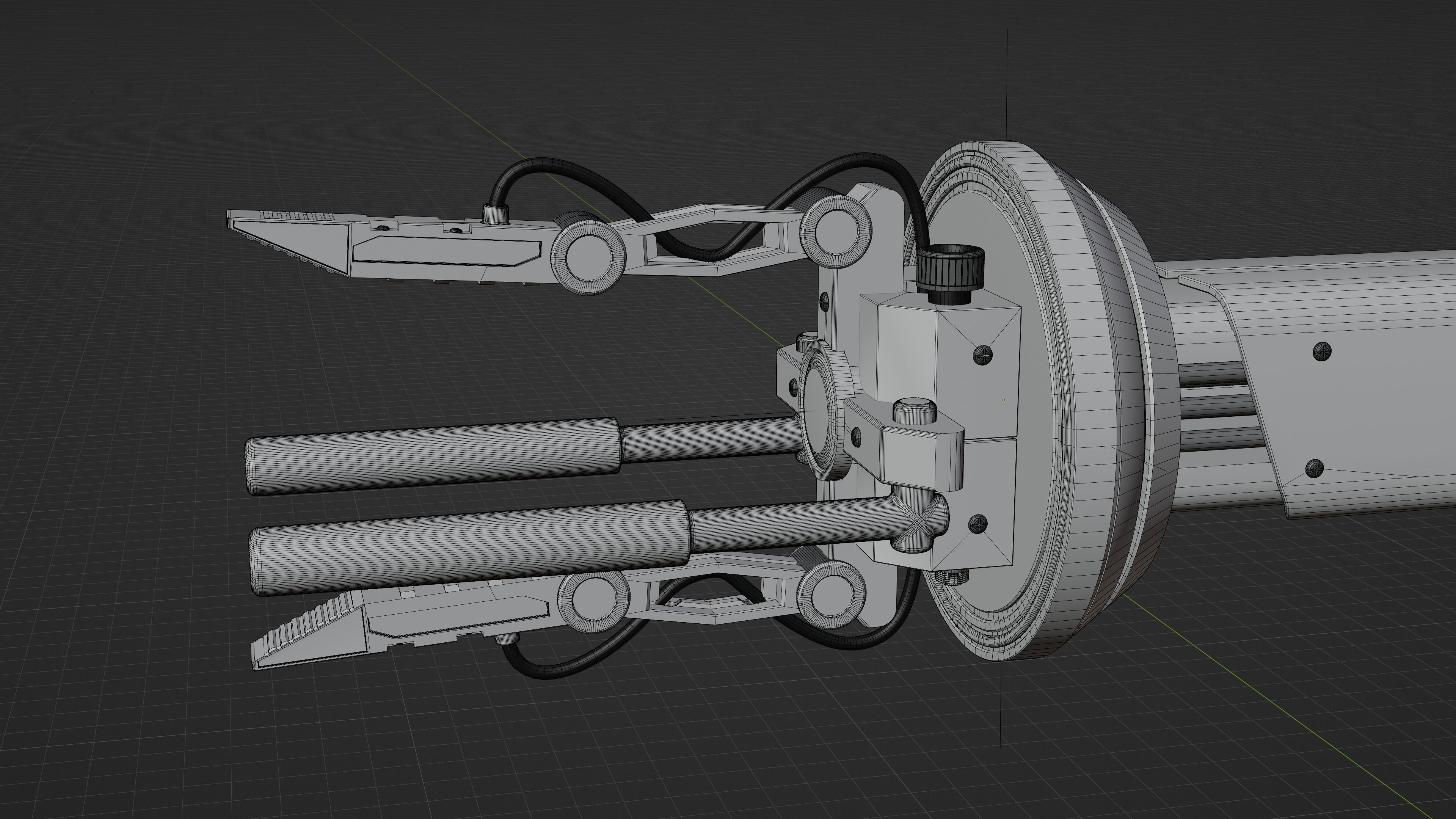 Robot hand 3D model_8