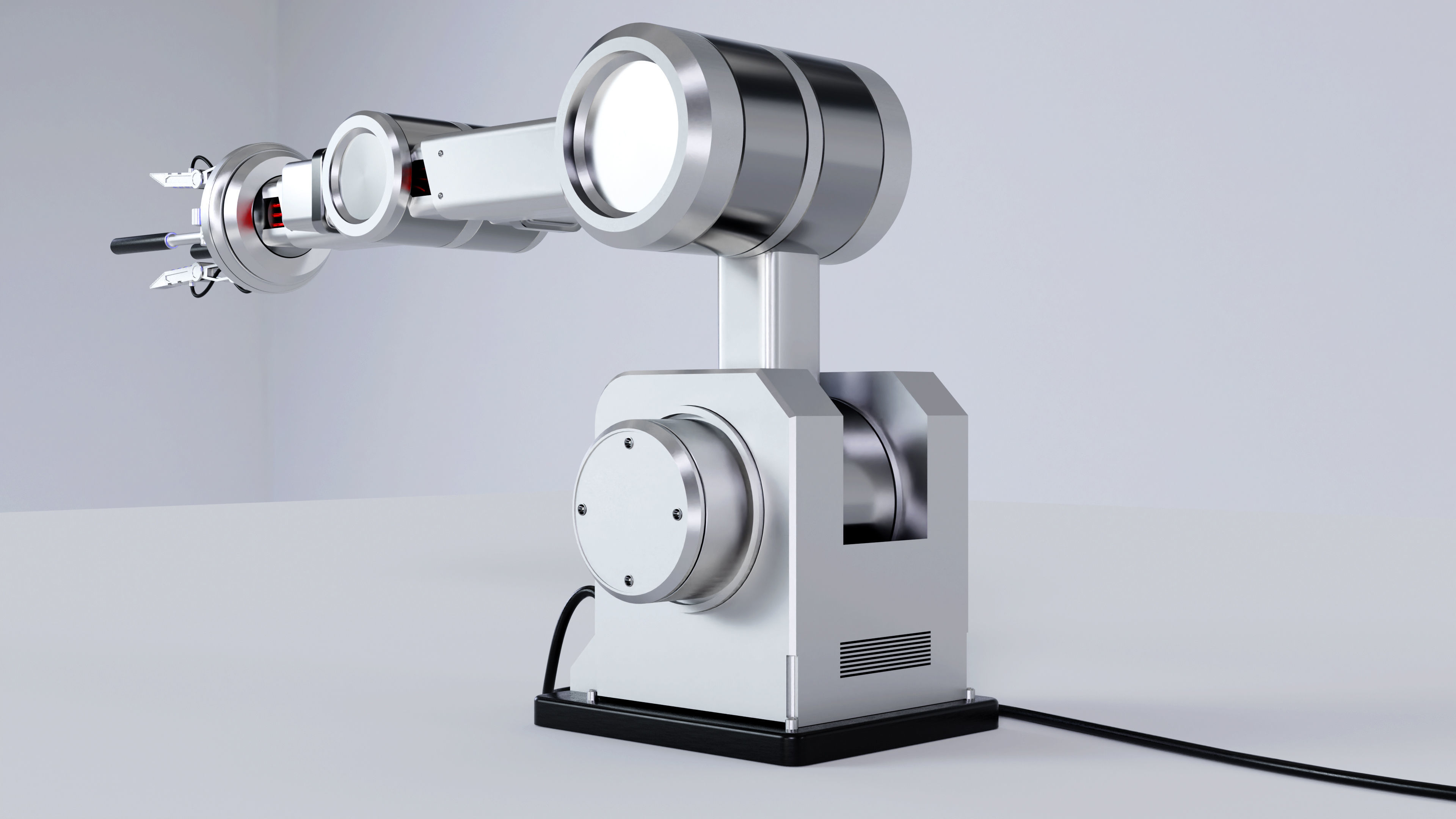 Robot hand 3D model_5