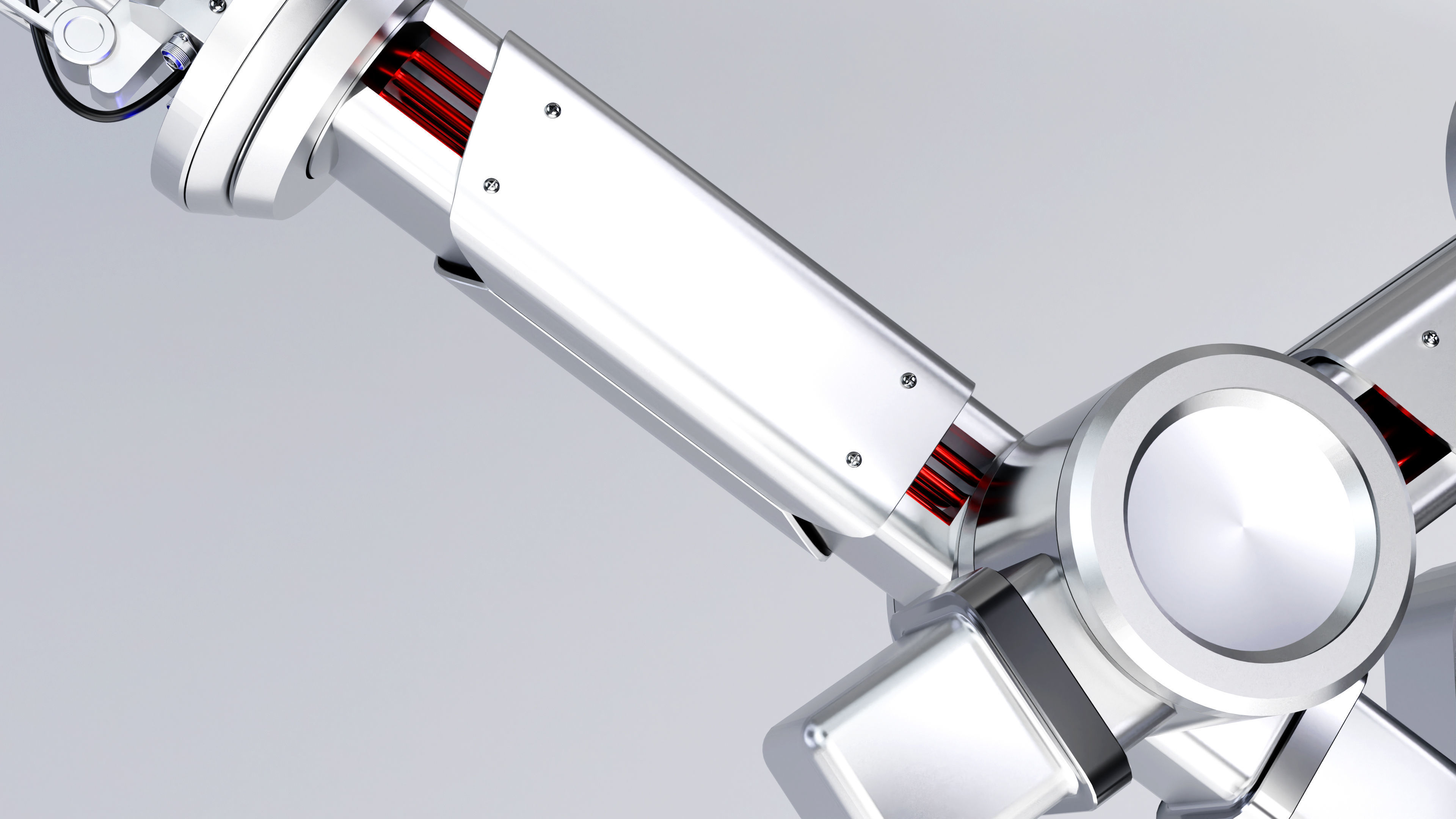 Robot hand 3D model_3