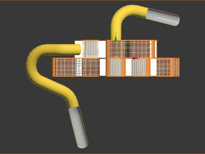 Beehive maze playground 3D model_3