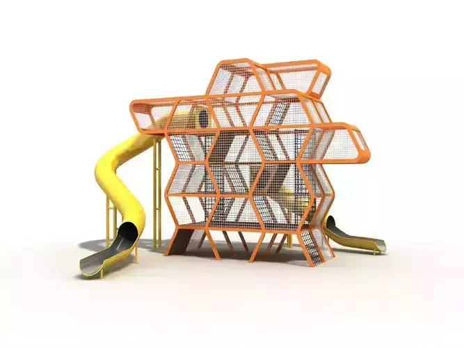 Beehive maze playground 3D model