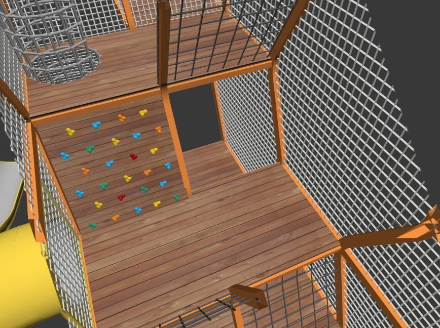 Beehive maze playground 3D model_9
