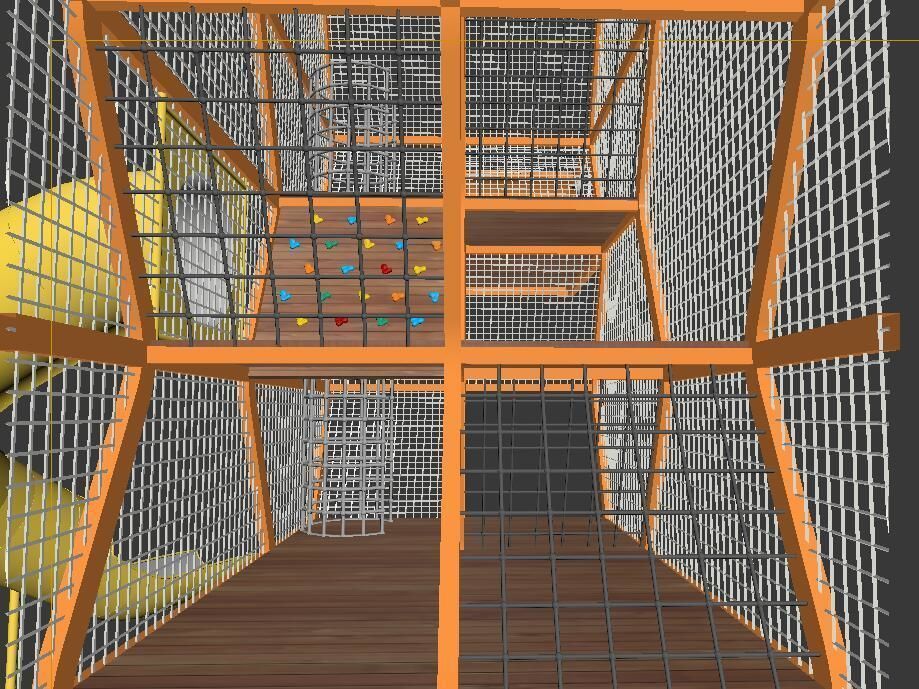 Beehive maze playground 3D model_8