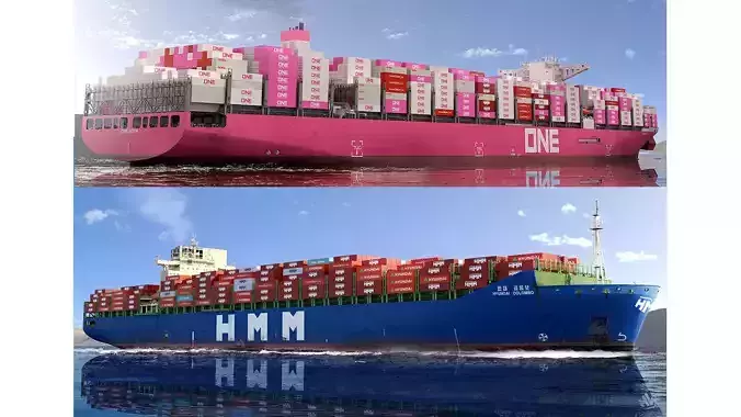 2 types Container ships 