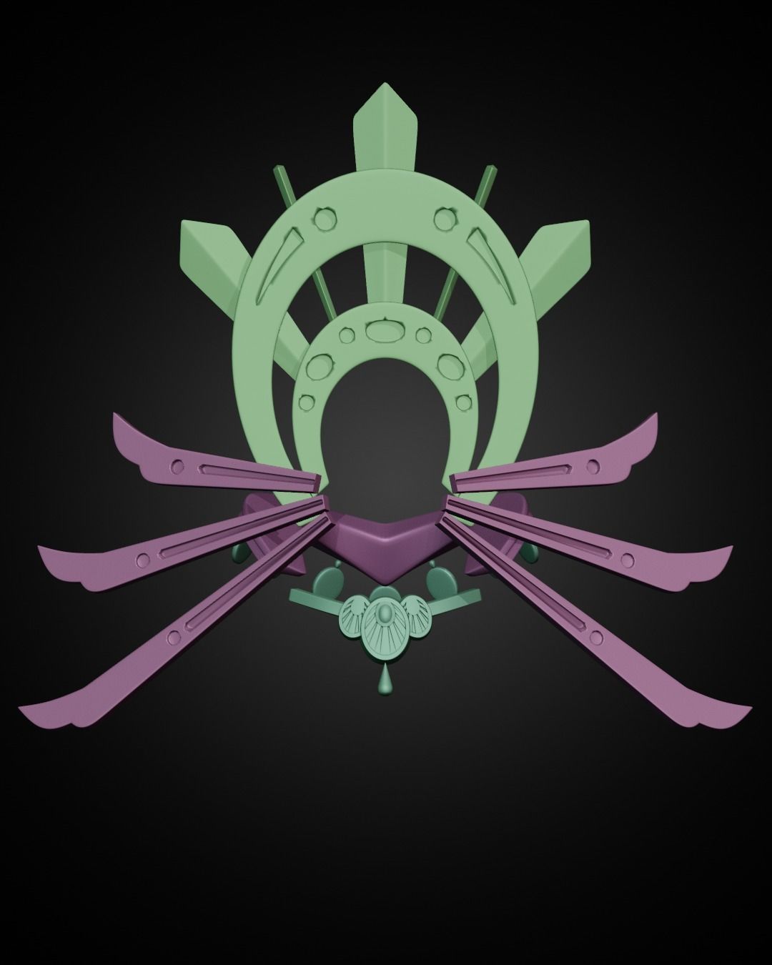 The Legend of Zelda Riju Crown for Cosplay 3D print model_9
