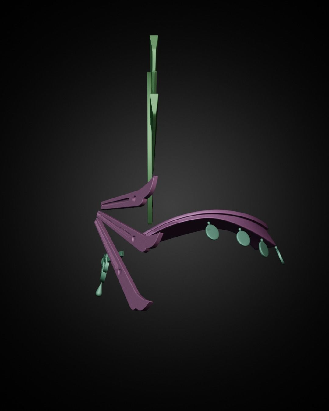 The Legend of Zelda Riju Crown for Cosplay 3D print model_11