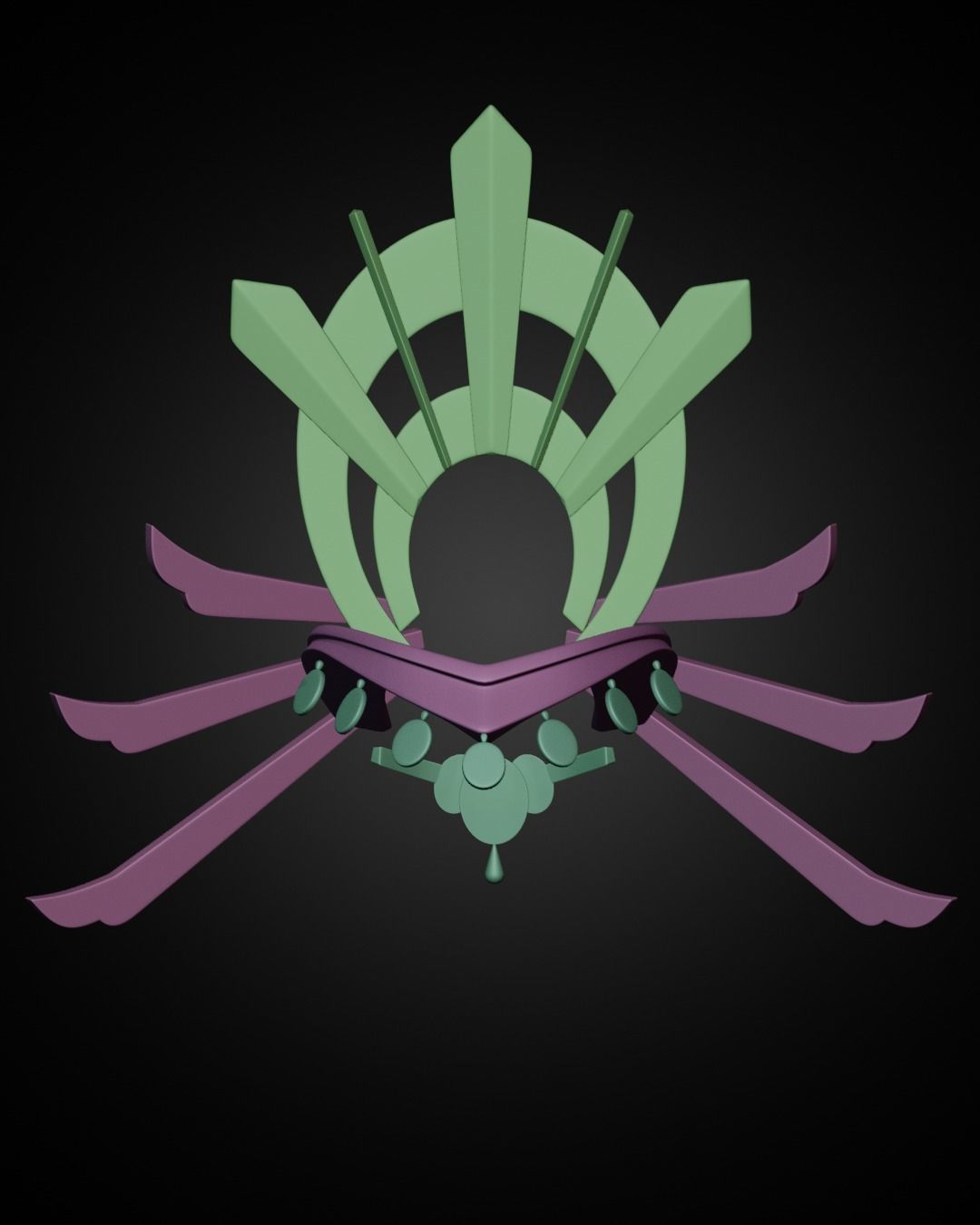 The Legend of Zelda Riju Crown for Cosplay 3D print model_13