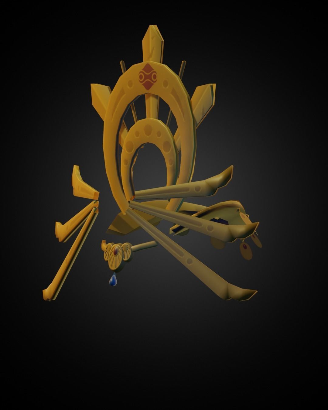 The Legend of Zelda Riju Crown for Cosplay 3D print model_2
