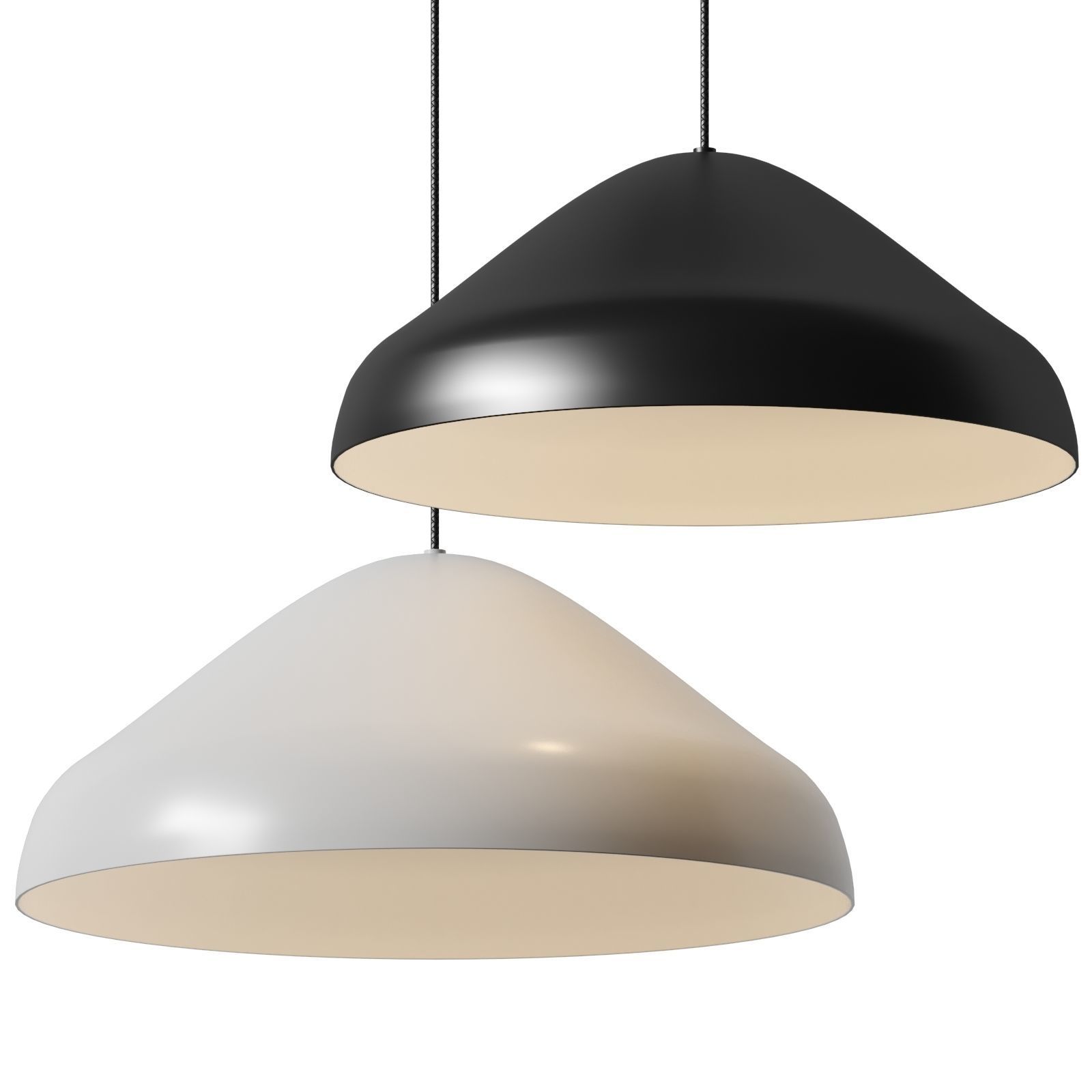 Pao Glass Pendant By Hay 3D model_1