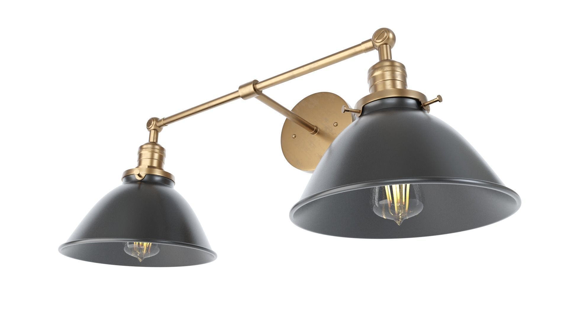 Tube Vanity Lamp 3D model_1