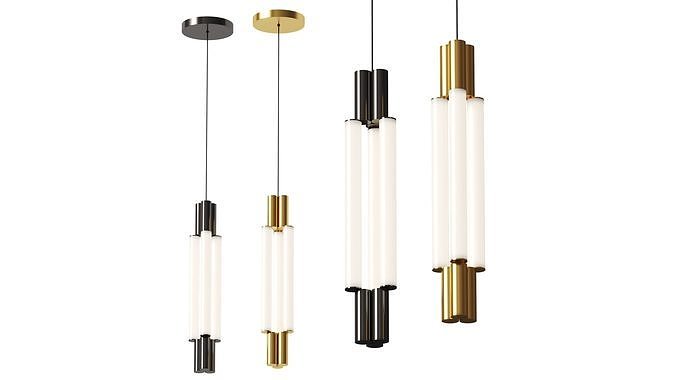 Signal Chandelier By Cvl Luminaires 3D model