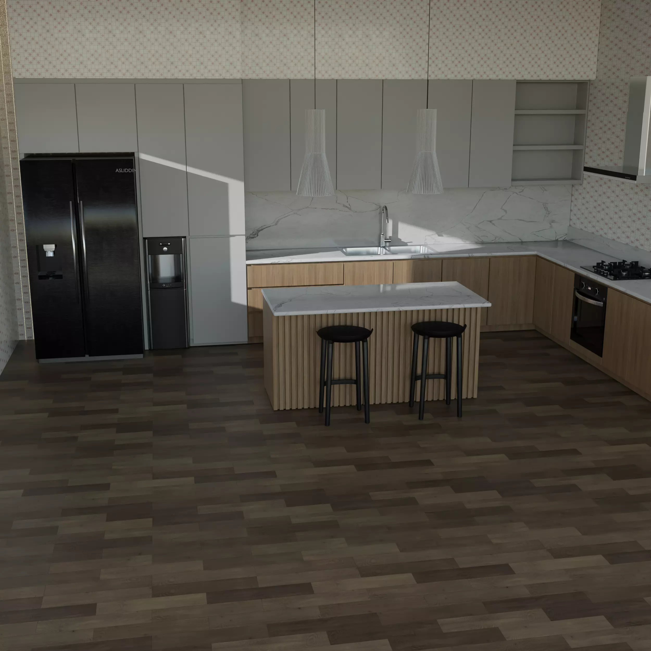 KITCHEN - 3D MODEL Free 3D model_0
