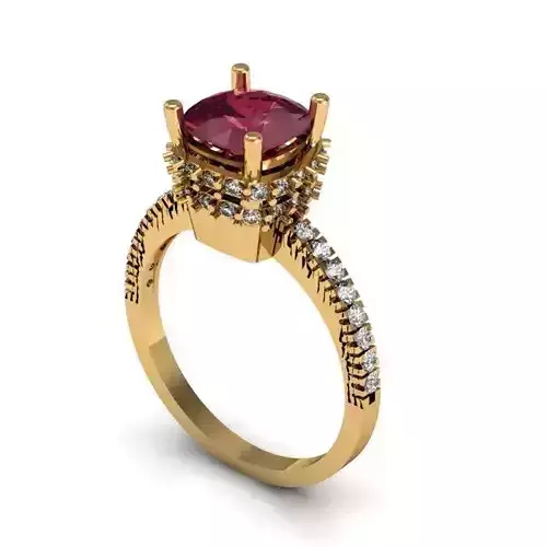 ruby dimond ring