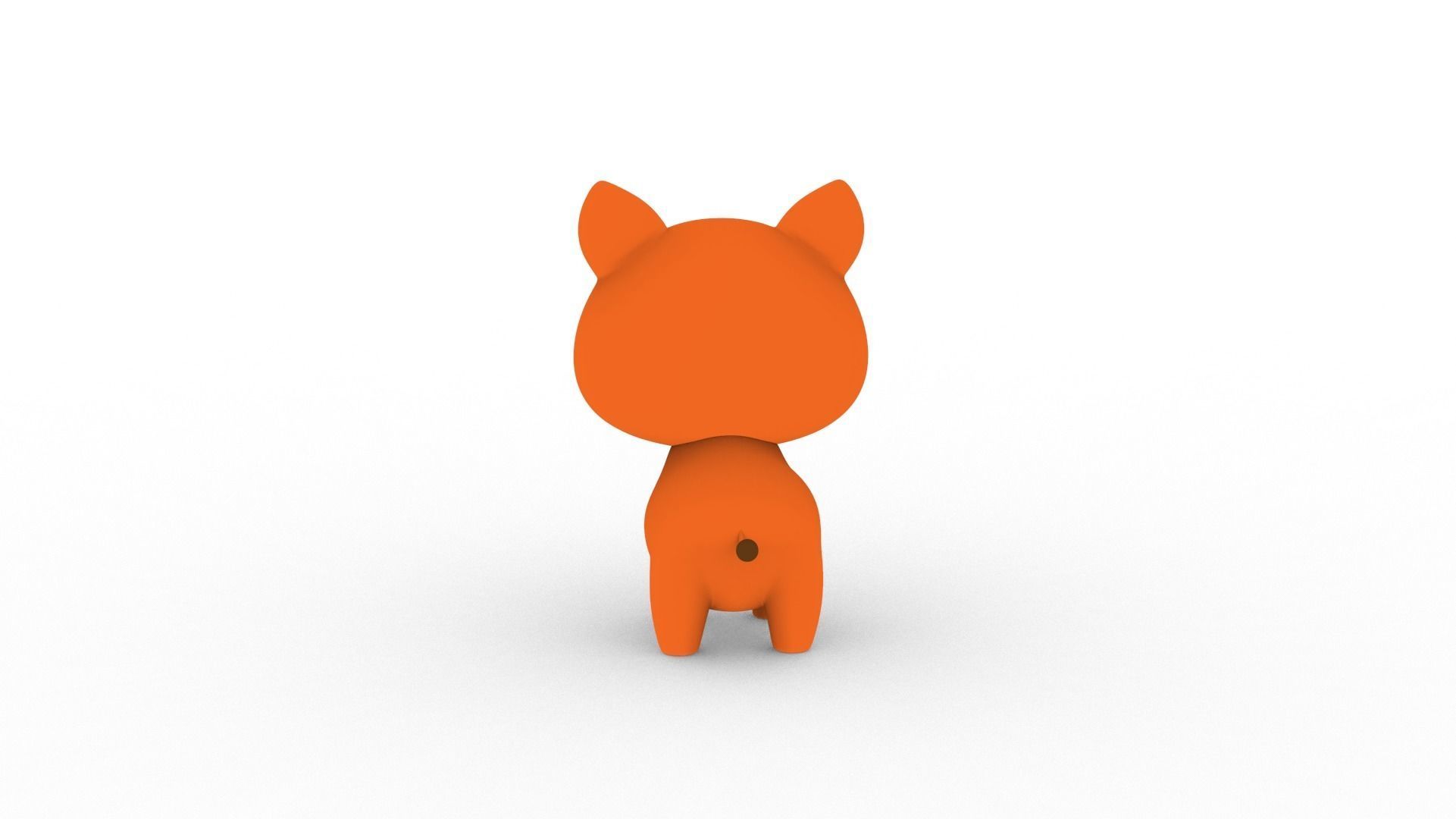 Cartoon Fox v001 character 3D model_6