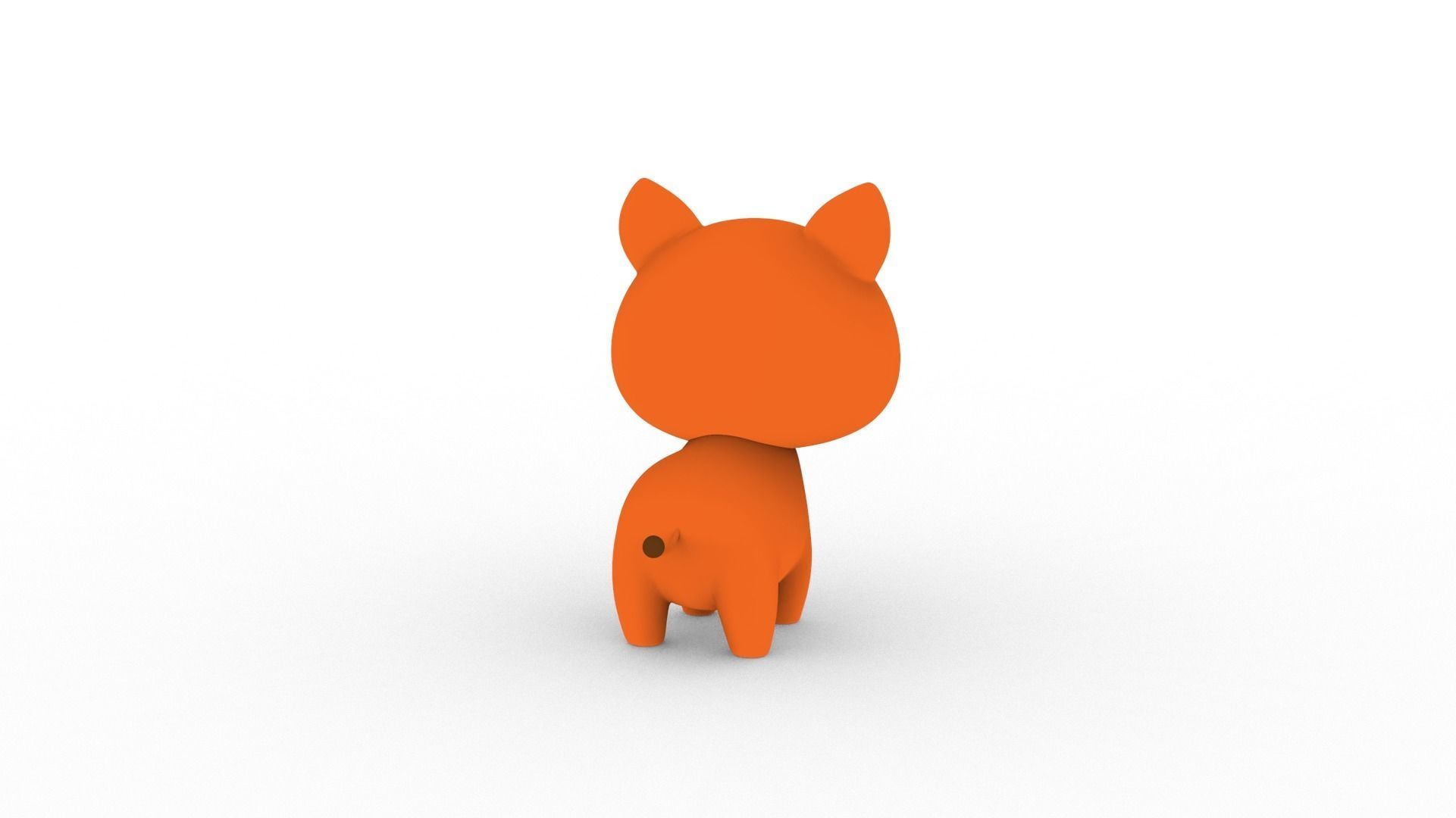 Cartoon Fox v001 character 3D model_7