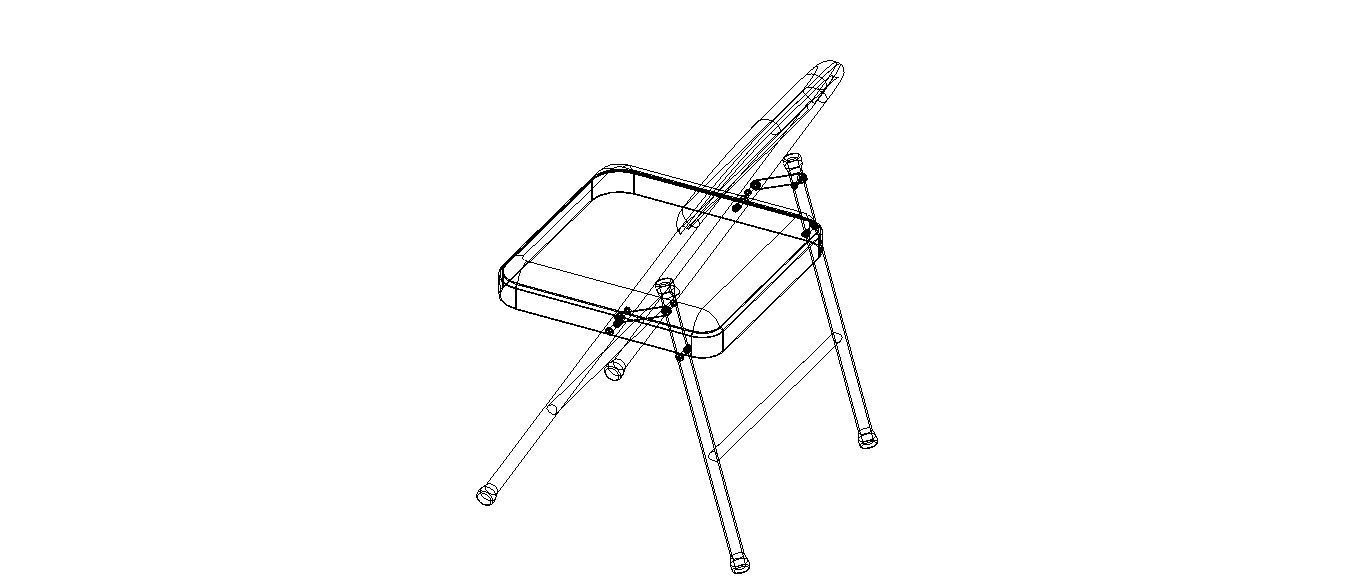 GB Folding Chair 3D model_36