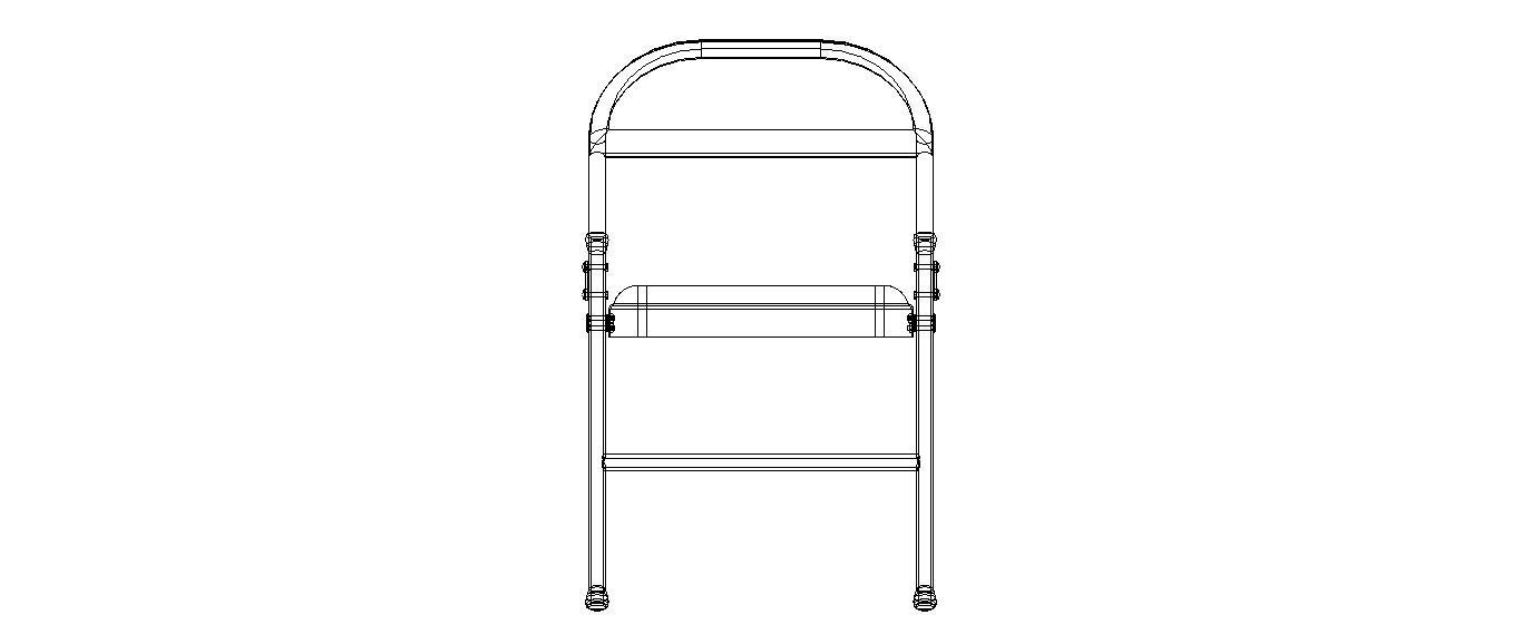 GB Folding Chair 3D model_32