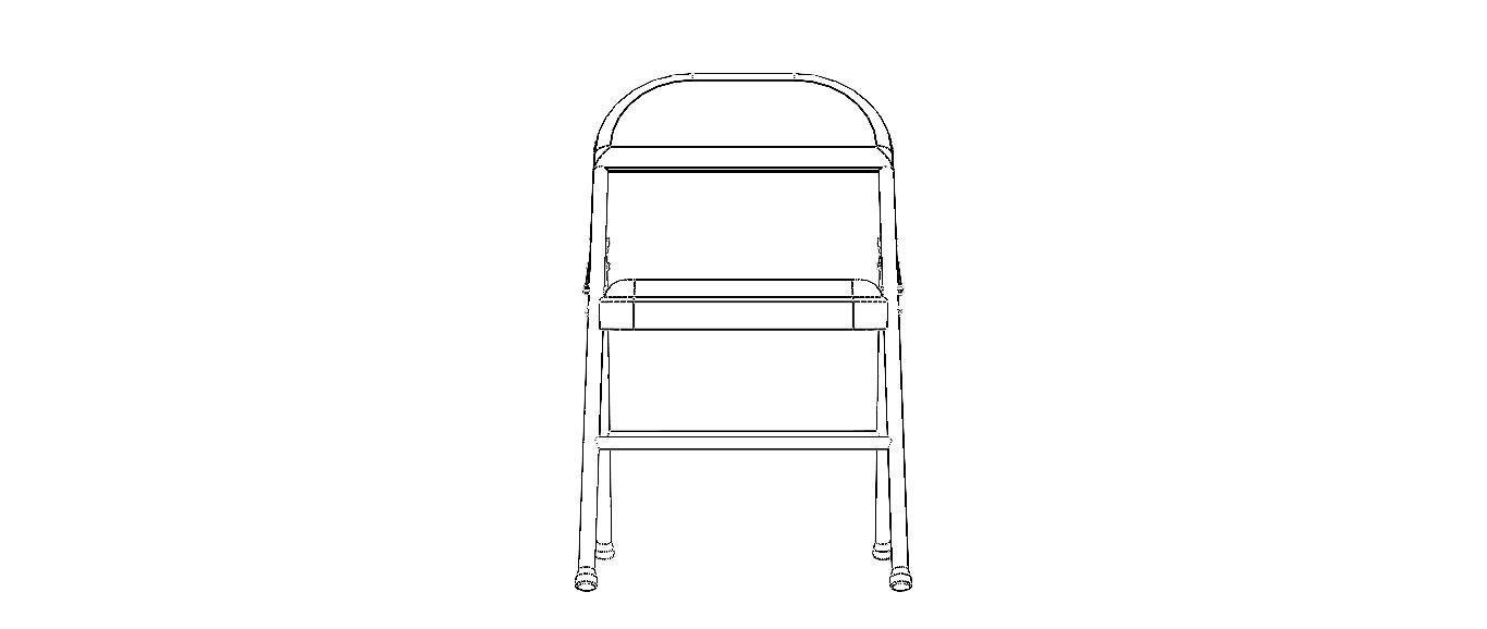 GB Folding Chair 3D model_14