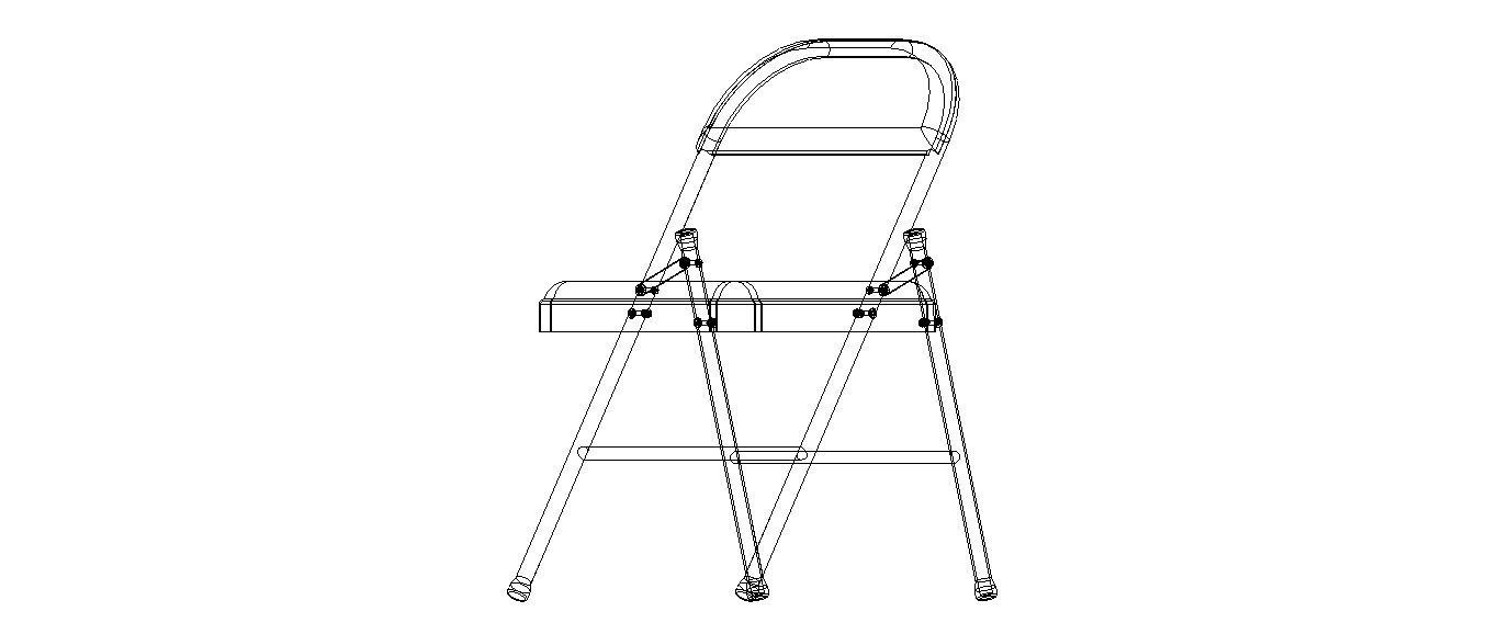 GB Folding Chair 3D model_40