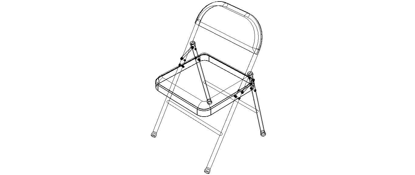 GB Folding Chair 3D model_8