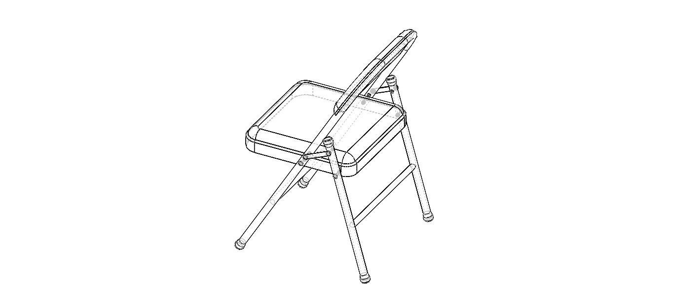 GB Folding Chair 3D model_35