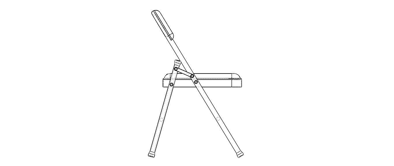 GB Folding Chair 3D model_23