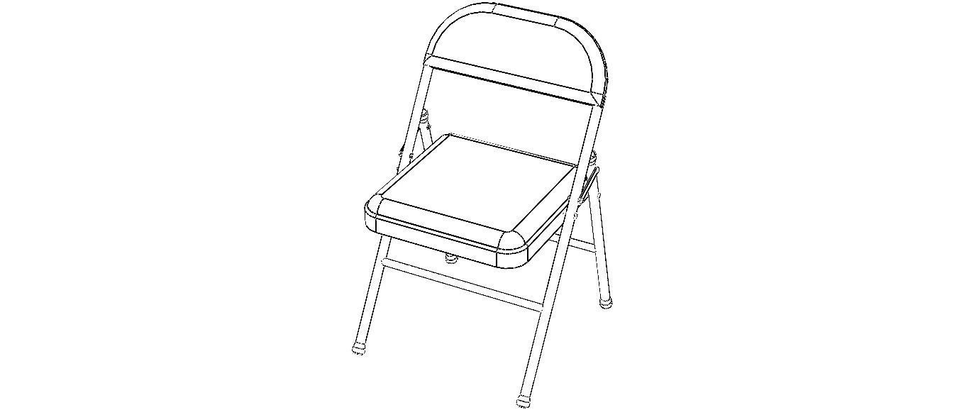 GB Folding Chair 3D model_10