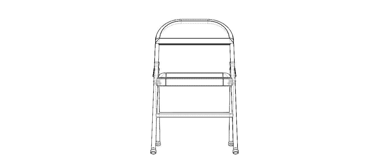 GB Folding Chair 3D model_15