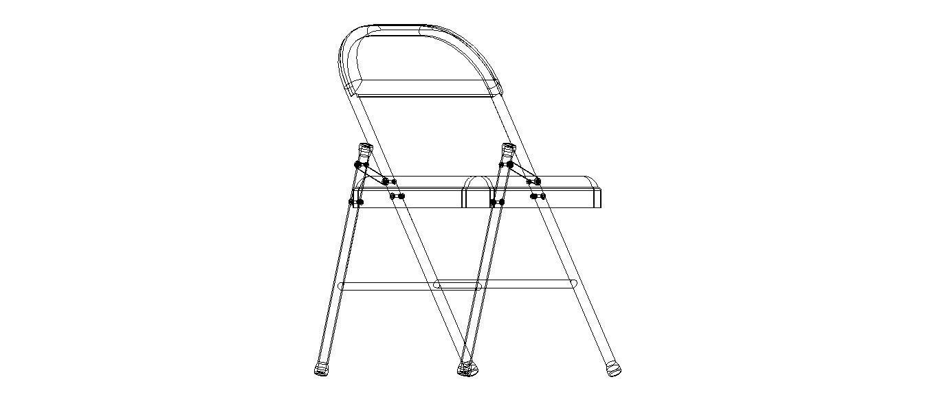 GB Folding Chair 3D model_28