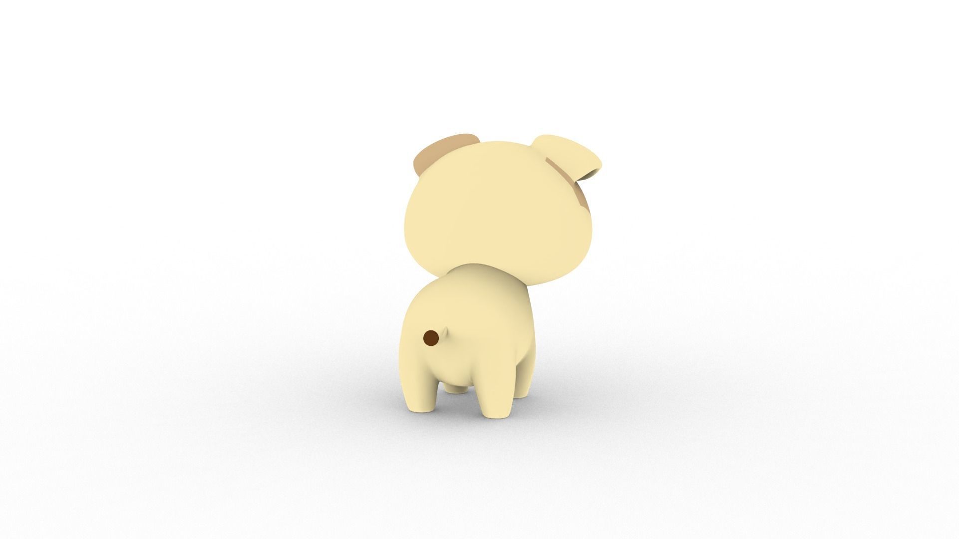 Cartoon Dog v001 character 3D model_6