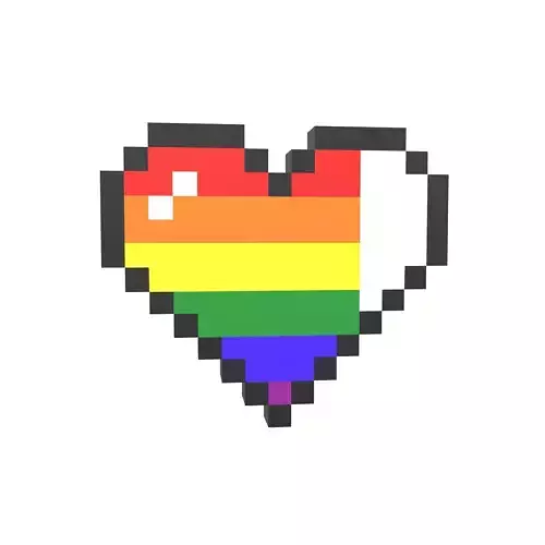 Pixel Heart v2 028