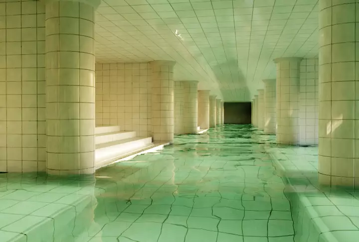 PoolRoom Blender Cycle Render 3D model_0