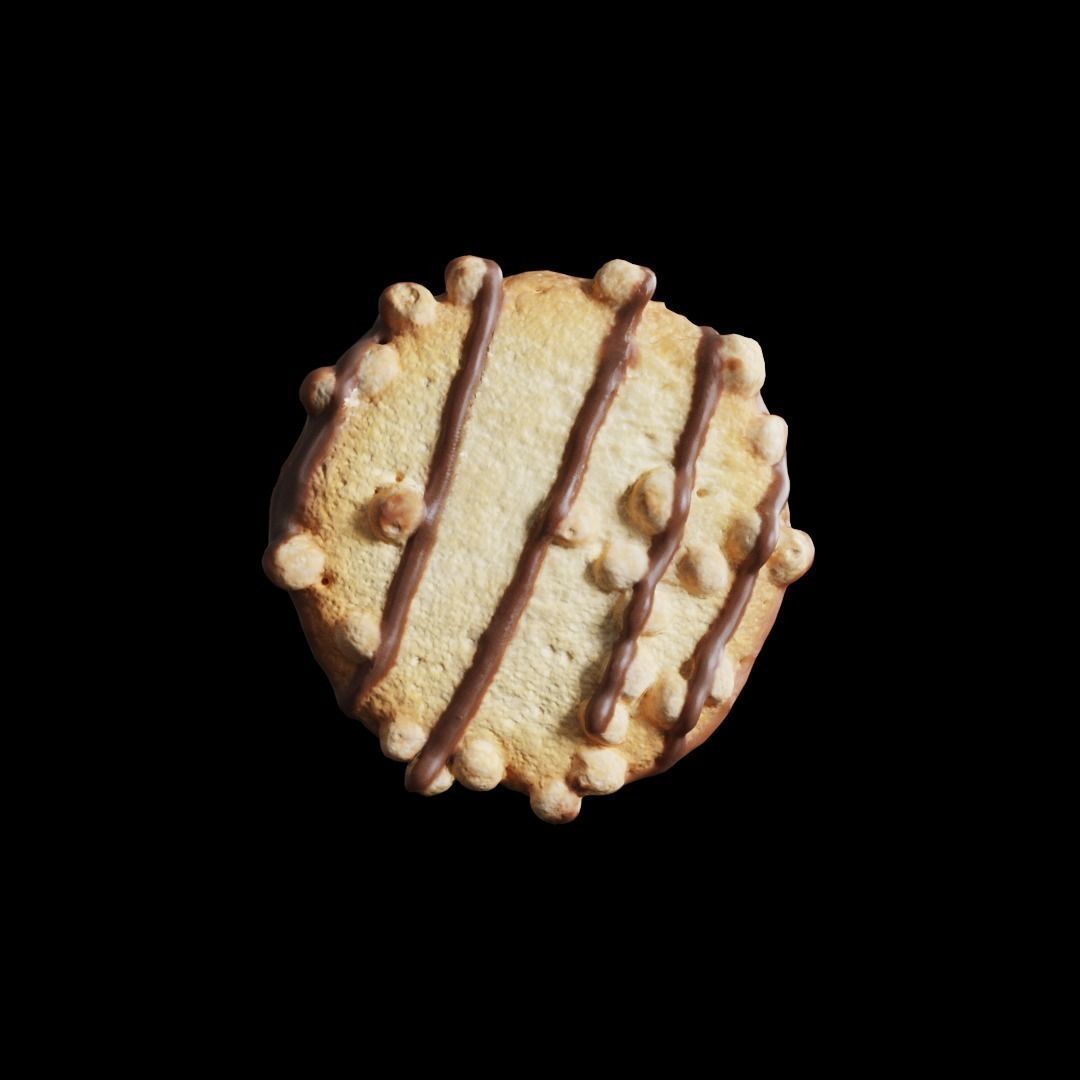 Cookies x4 3D scanned models 3D model_2