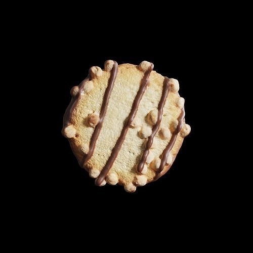 Cookies x4 3D scanned models 3D model 3