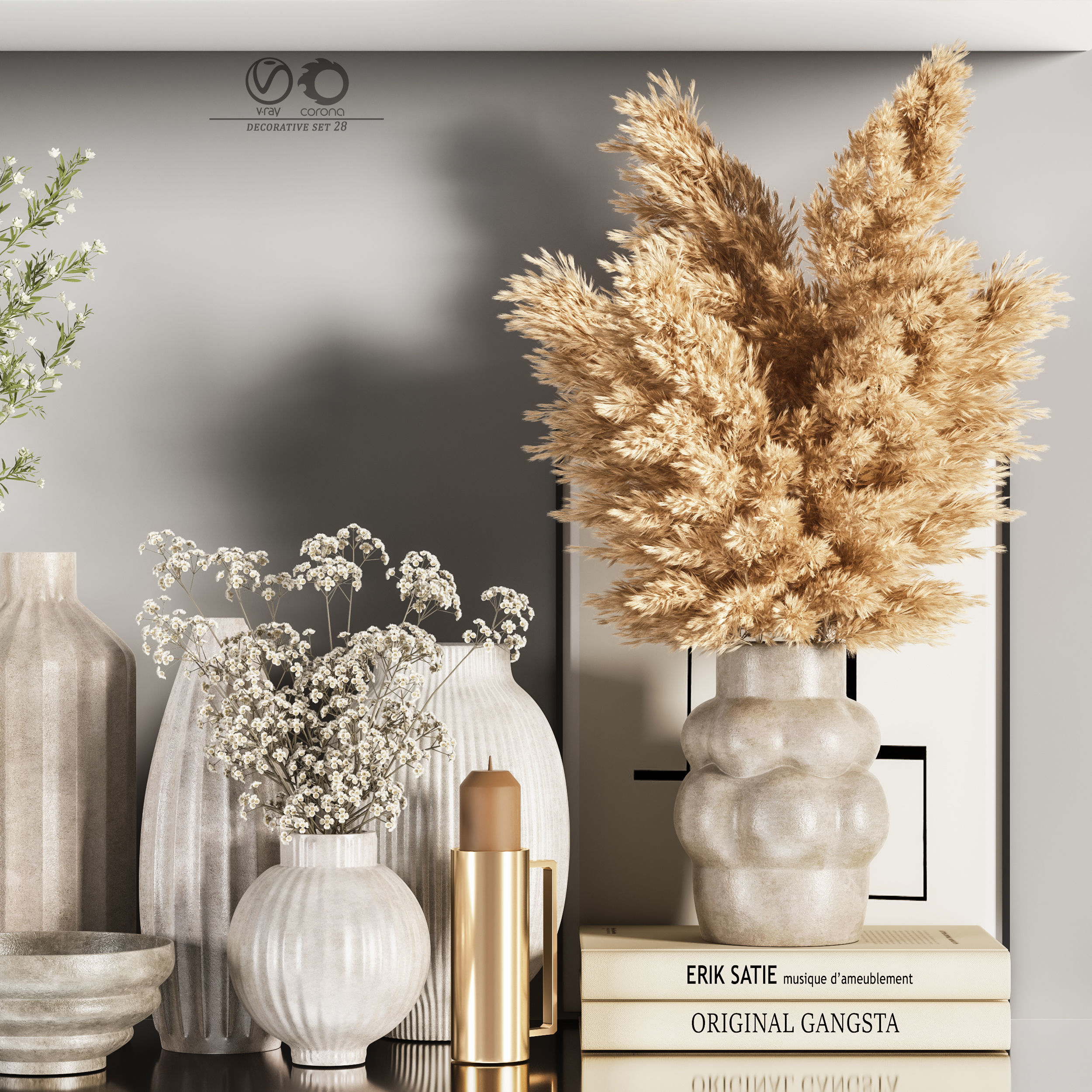 decorative set 28 3D model_1