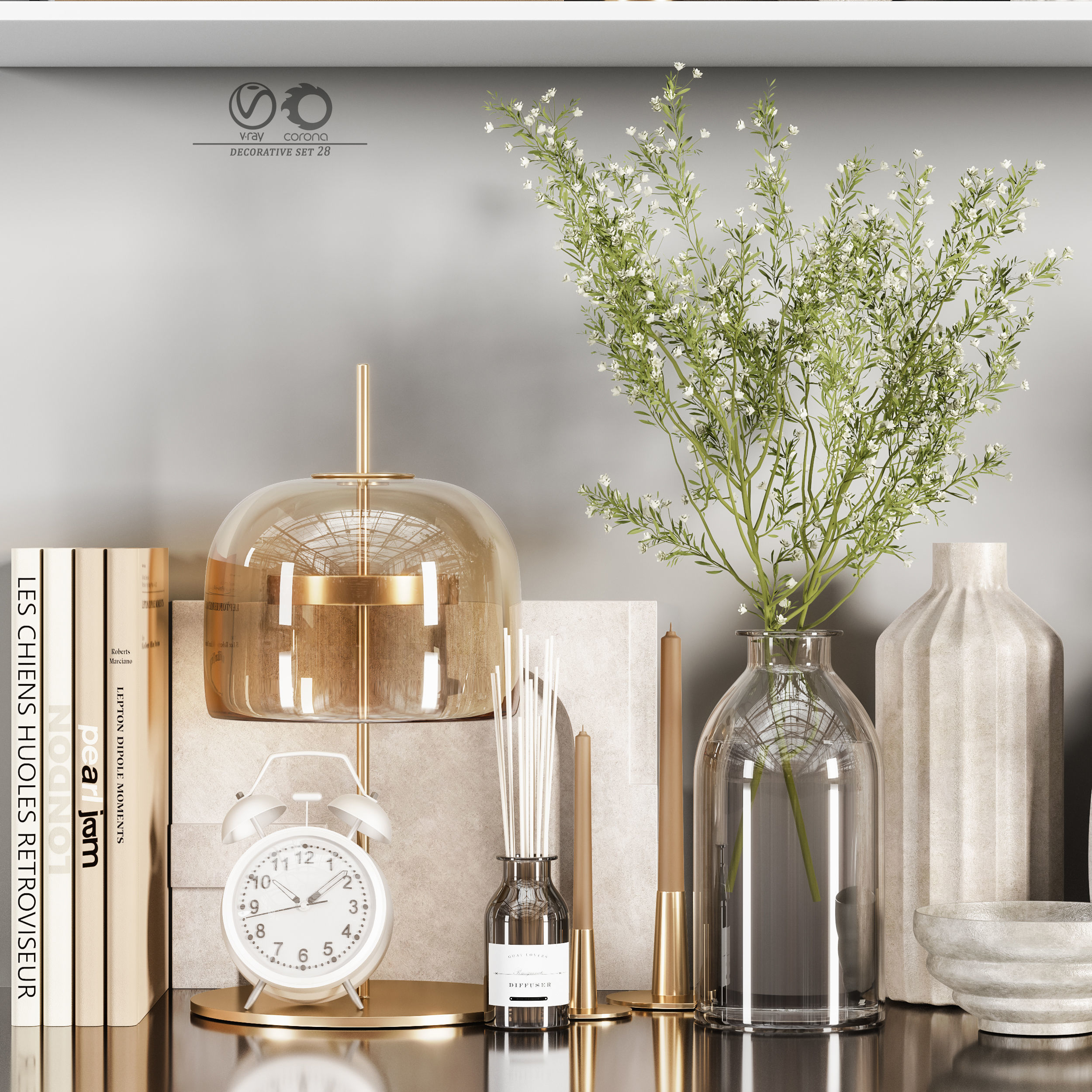 decorative set 28 3D model_2