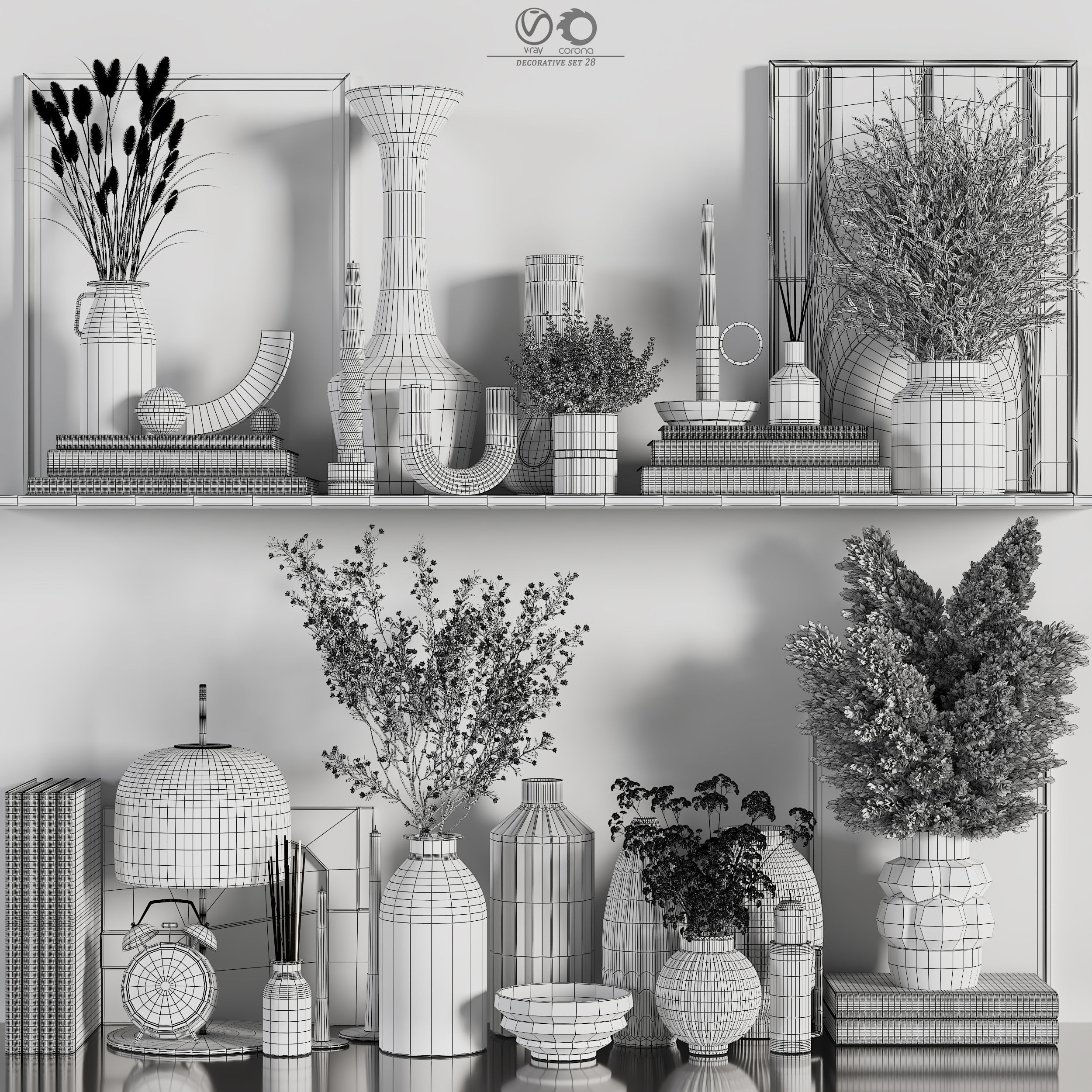 decorative set 28 3D model_6
