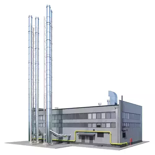 Boiler house 3D model
