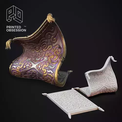 Animted Carpet - 3D Printable TTRPG - PRESUPPORTED - 32mm Scale 3D print model