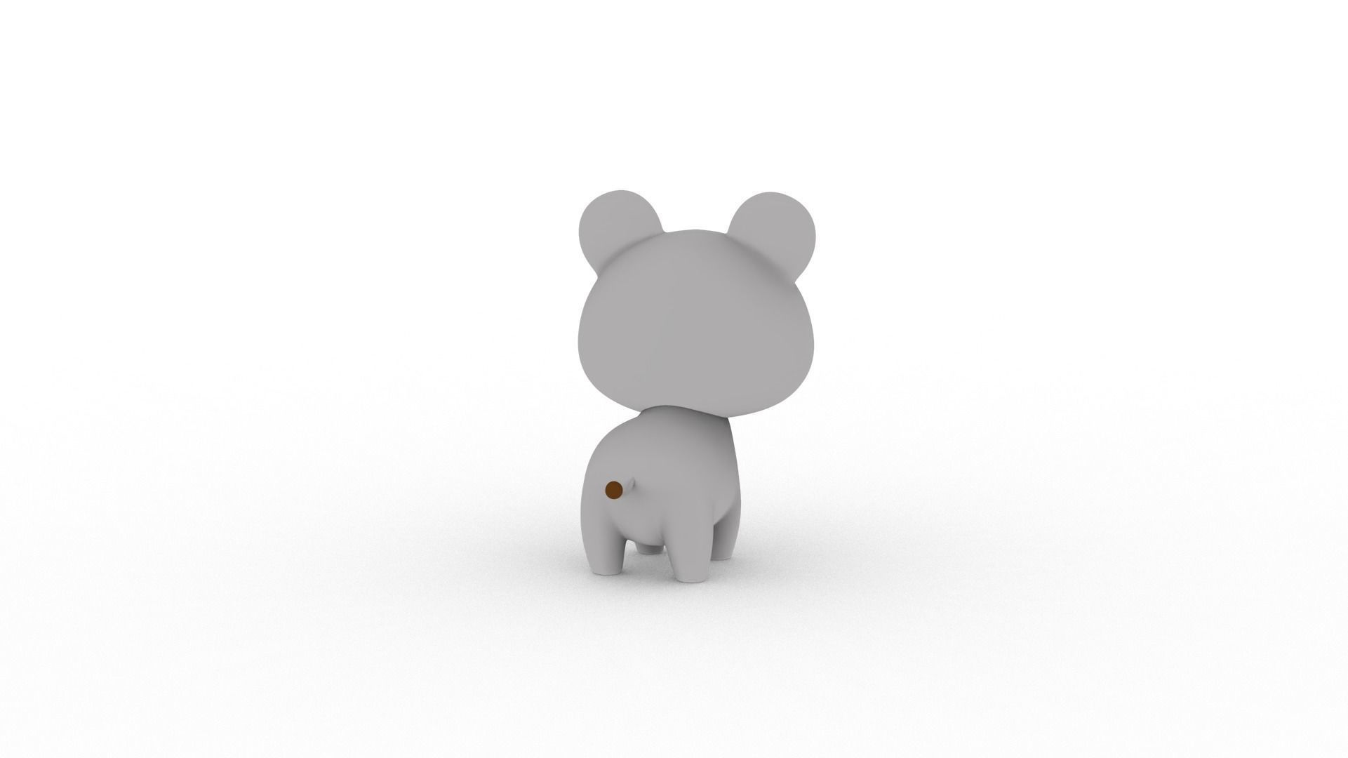 Cartoon Rat v001 character 3D model_8