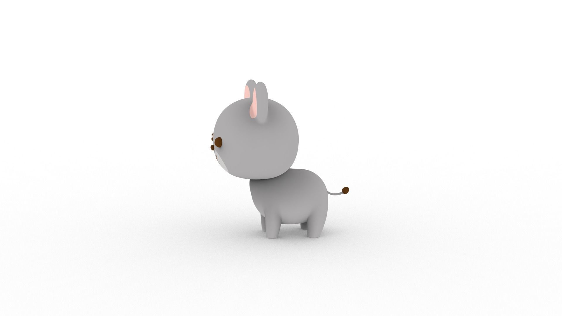 Cartoon Rat v001 character 3D model_3