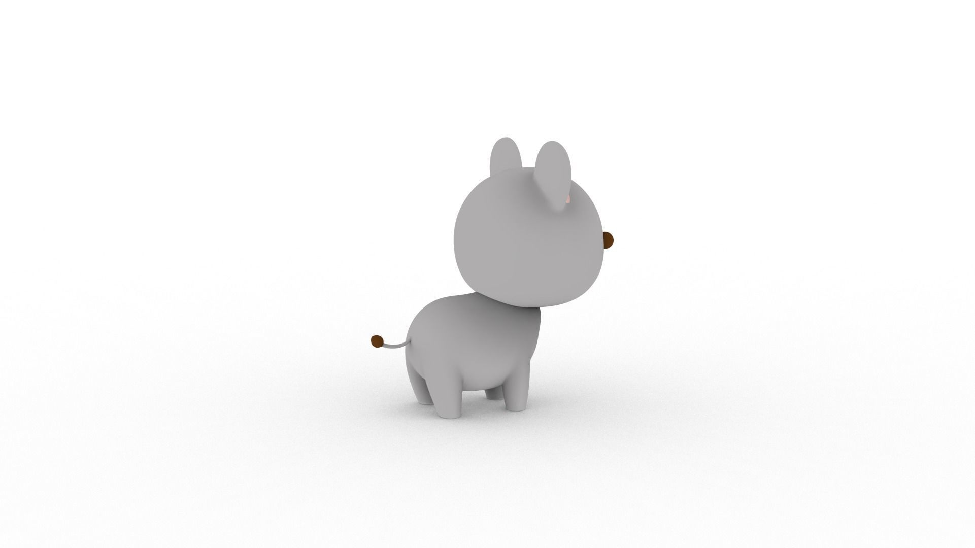 Cartoon Rat v001 character 3D model_10