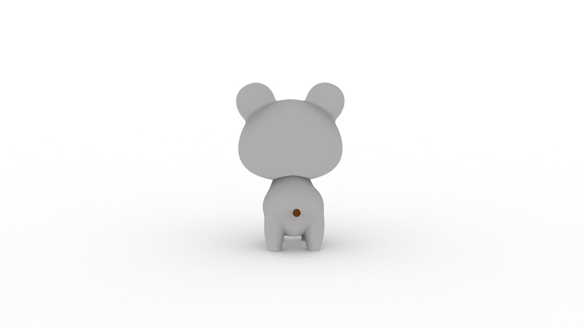 Cartoon Rat v001 character 3D model_7