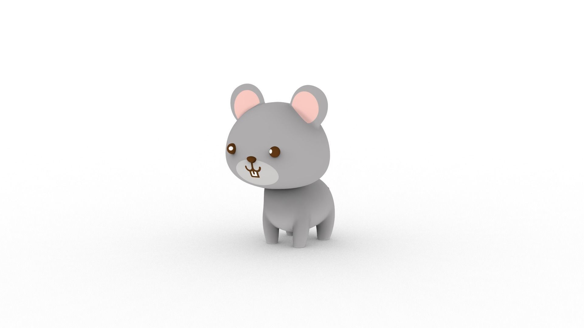 Cartoon Rat v001 character 3D model_15