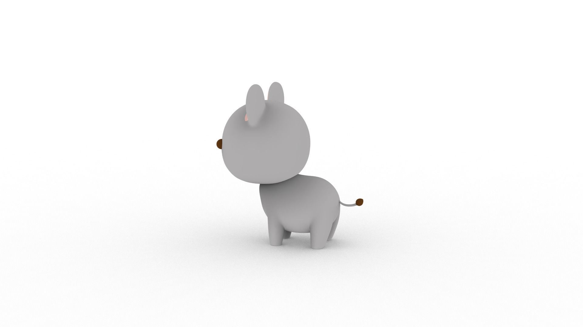 Cartoon Rat v001 character 3D model_4