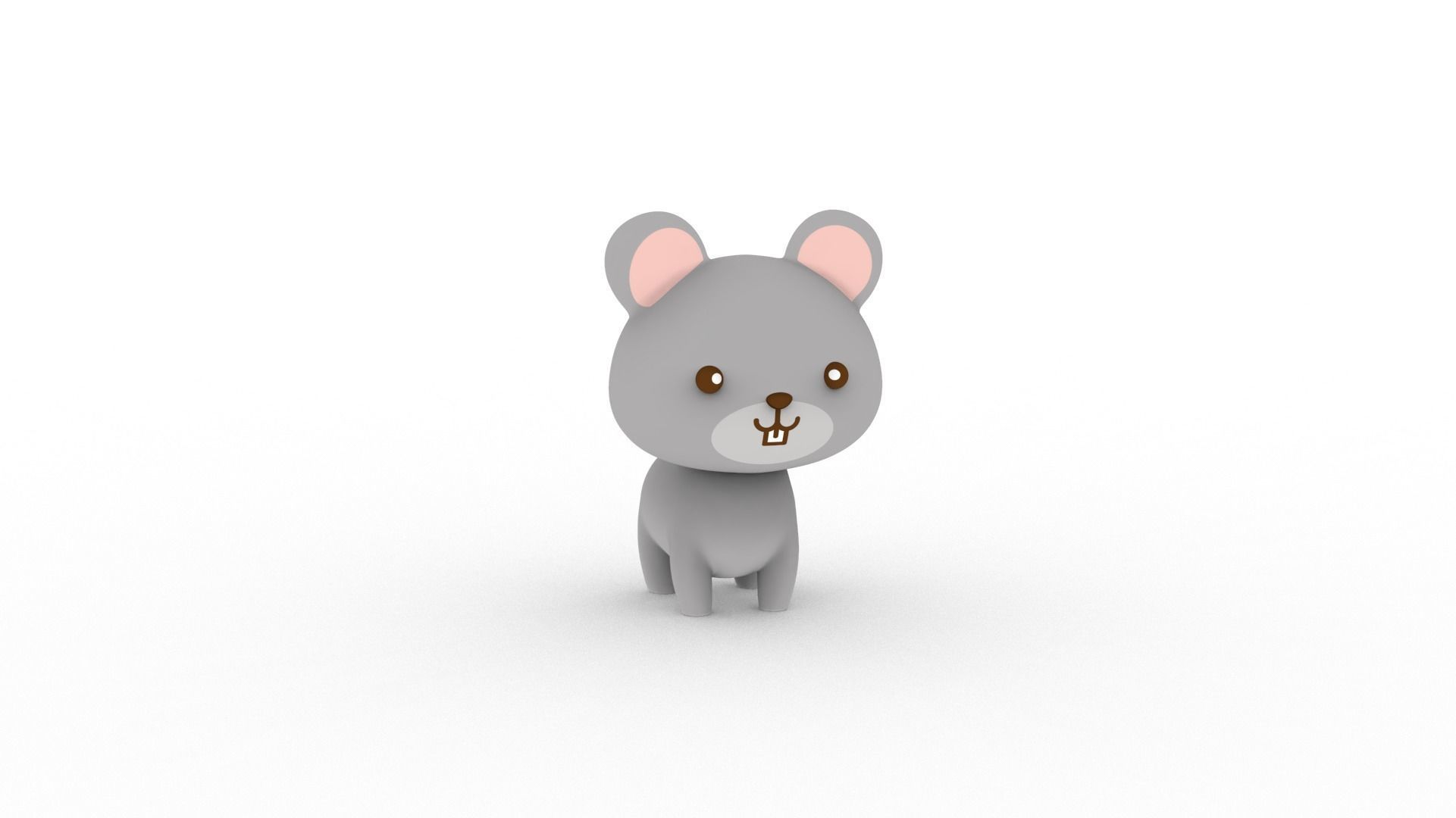 Cartoon Rat v001 character 3D model_14
