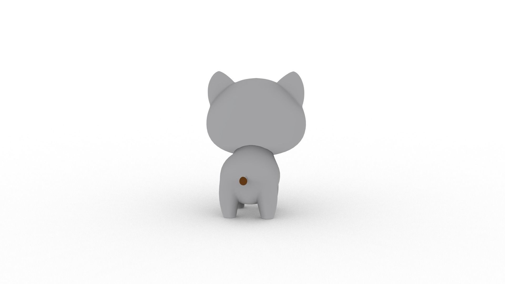 Cartoon Ratel v001 character  3D model_7